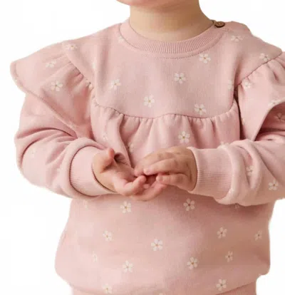 Jamie Kay Kids' Organic Cotton Mckinley Sweatshirt In Josie Floral In Multi