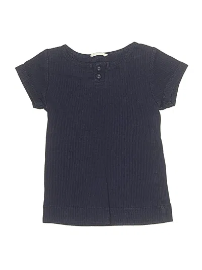 Pre-owned Jamie Kay Kids' Short Sleeve Henley Shirt In Blue