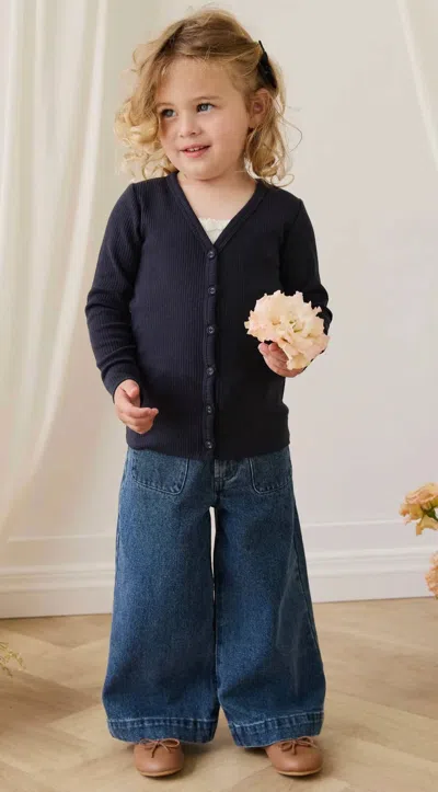 Jamie Kay Kids' Theodora Pants In Classic Denim In Blue
