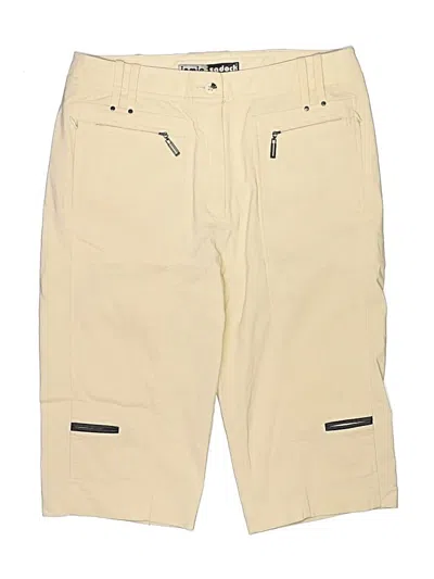 Pre-owned Jamie Sadock Cargo Shorts In Ivory