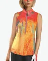Jamie Sadock Crayola Splash Sleeveless Top In Adrenaline In Multi