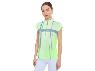 Jamie Sadock Elegant Cap Sleeve Top In Multi