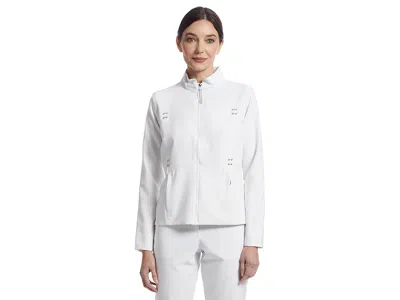 Jamie Sadock Elegante Full Zip Jacket In White