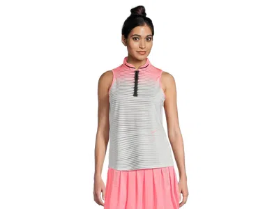 Jamie Sadock Flux Print Sleeveless Top In Pink