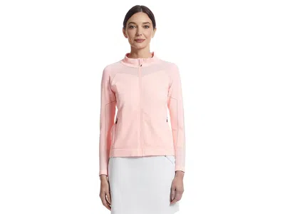 Jamie Sadock Full Zip Sweater Jacket In Sand