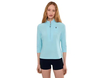 Jamie Sadock Ottoman 3/4 Sleeve Top In Blue