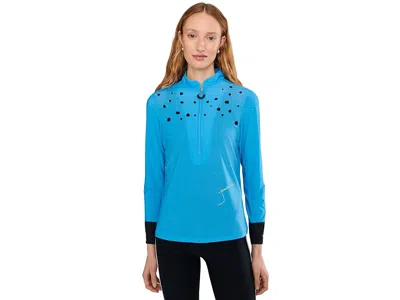 Jamie Sadock Raindrops Print Long Sleeve Sunsense Top