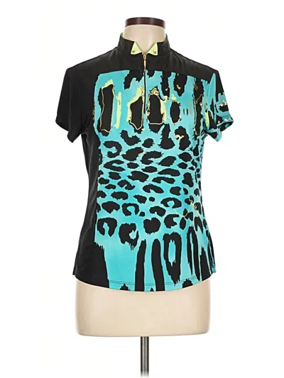 Pre-owned Jamie Sadock Short Sleeve T-shirt In Teal