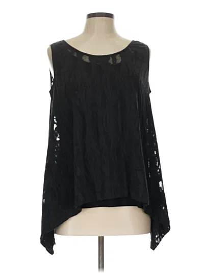 Pre-owned Jamie Sadock Sleeveless Blouse In Black