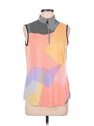 Pre-owned Jamie Sadock Sleeveless Blouse In Orange
