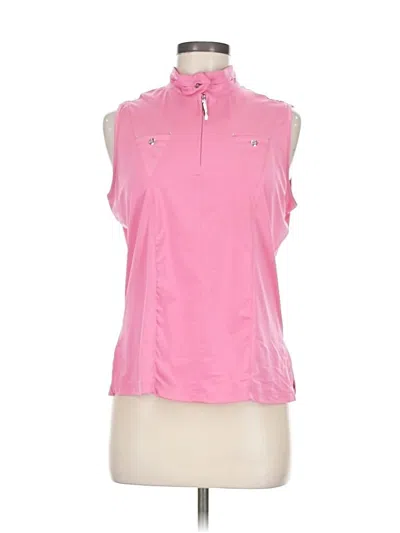 Pre-owned Jamie Sadock Sleeveless Blouse In Pink