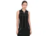 Jamie Sadock Solid Color Sleeveless Top In Black