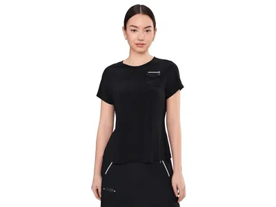 Jamie Sadock Sunsense Crew Neck T-shirts Shirt In Black