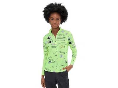 Jamie Sadock Sunsense Golfstar Long Sleeve Quarter Zip In Multi