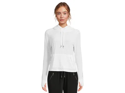 Jamie Sadock Sunsense Long Sleeve Hoodie In White
