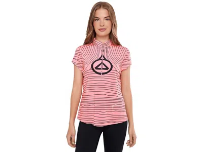 Jamie Sadock Symbol Print Top Women's Clothing Orange: Xl In Multi