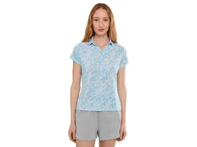 Jamie Sadock Wildflower Print Top In Blue