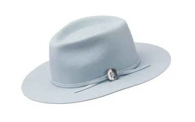 Jamie Slye Hats + Accessories Women's Blue Kenny Wide Stiff Brim Hat - Sky