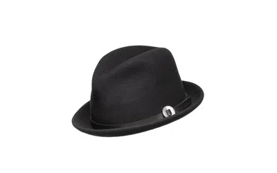 Jamie Slye Hats + Accessories Women's Viv Short Brim Fedora Hat - Black