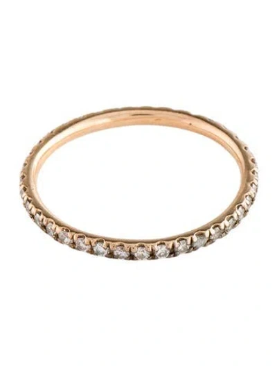 Pre-owned Jamie Wolf 18k Diamond Blackened Eternity Band In Multi