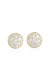 Jamie Wolf 18k Yellow Gold Diamond Stud Earrings
