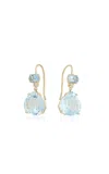 Jamie Wolf 18k Yellow Gold Multi-stone Earrings In Blue