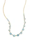 Jamie Wolf 18k Yellow Gold Multi-stone Necklace In Blue