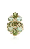 Jamie Wolf 18k Yellow Gold Tourmaline And Diamond Ring