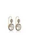 Jamie Wolf 18kâ Yellow Gold Topaz Earrings In White