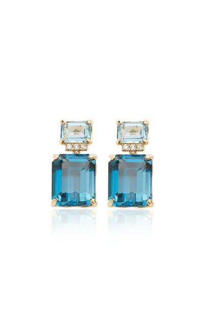Jamie Wolf 18kâ Yellowâ Gold Aquamarine Earrings