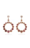 Jamie Wolf Ombrã© 18k Yellow Gold Diamond And Tourmaline Earrings In Pink