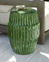 Jamie Young Algae Stool In Green