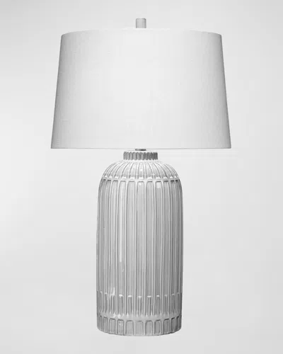 Jamie Young Aligned Table Lamp In Gray