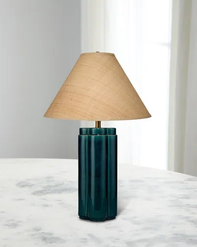 Jamie Young Allister Table Lamp In Green
