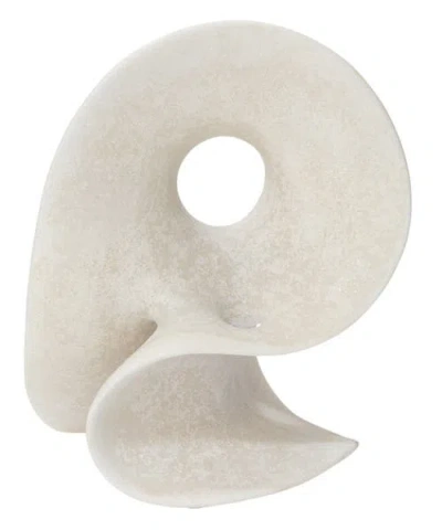 JAMIE YOUNG JAMIE YOUNG AMORPHOUS RESIN DECORATIVE TABLE OBJECT, WHITE