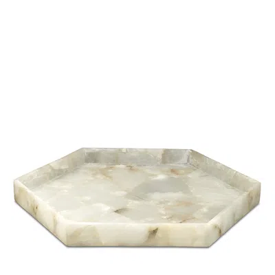 Jamie Young Antonia Large Hexagon Tray In Neutral