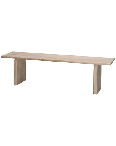 Jamie Young Arc Bench In Brown