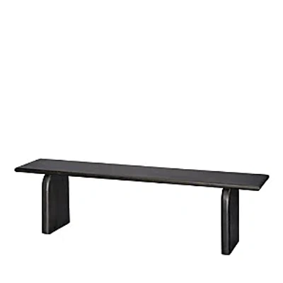 Jamie Young Arc Wooden Bench In Black