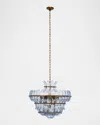 Jamie Young Arcade 10-light Chandelier, 26" In Blue