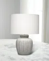 Jamie Young Arthur Table Lamp In Grey