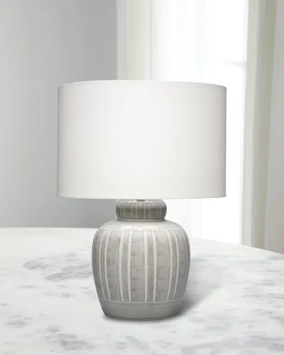 Jamie Young Arthur Table Lamp In Grey