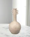 Jamie Young Babar Ceramic Decorative Vase In Beige