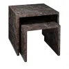 Jamie Young Bedford Nesting Tables, Set Of 2 In Grey