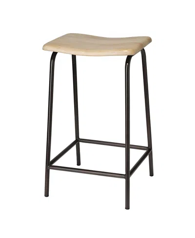 Jamie Young Bend Iron Counter Stool In Neutral