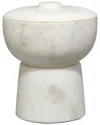 Jamie Young Bennett Marble Small Storage Bowl With Lid