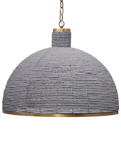 Jamie Young Big Sur 1-light Beaded Chandelier In Blue