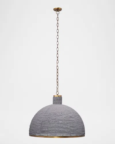 Jamie Young Big Sur 36" 3-light Pendant In Gray