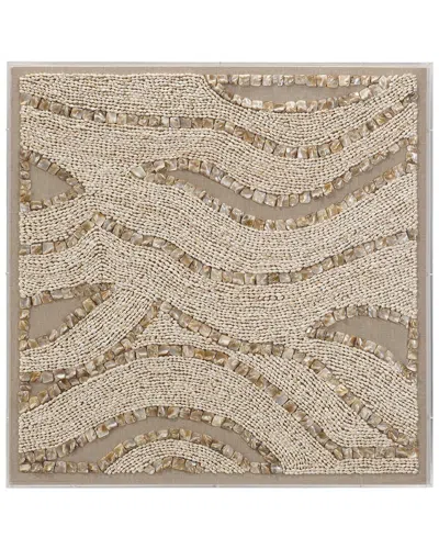 Jamie Young Big Wave Shell Wall Art In Natural