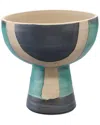 Jamie Young Blanche Wide Vessel In Aqua