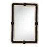 Jamie Young Bloomingdale's Contrast Jute Rectangle Mirror In Black